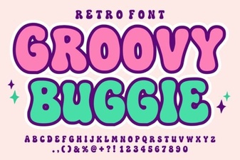 Groovy Buggie Font for Creative Design Projects