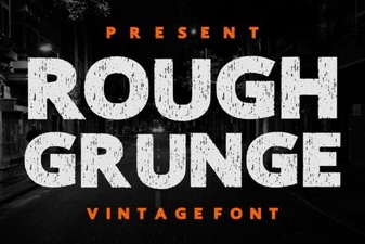 Rough Grunge Font for Bold Design Projects