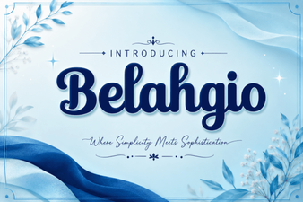 Belahgio Font: Elegant Typography for Creative Projects
