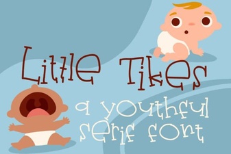 Creative Projects with Little Tikes Family Font