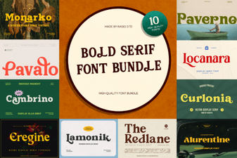 Bold Serif Bundle Font for Impactful Design Projects