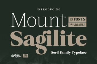 Mount Sagilite Font: Bold Typography for Creative Projects